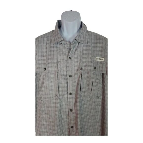 Magellan Outdoors Fish Gear Shirt XL Vented Back Active Wear Mag Wick Angler Fit - Picture 2 of 10